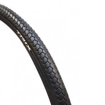 Велопокрышка TRIX, 24"х 1-3/8 (37-540), для инвалидных колясок, черная, BM-024 BLACK