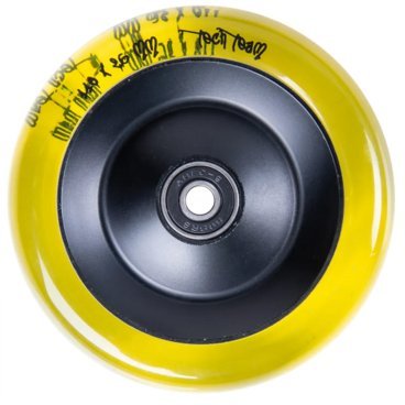 Колесо для самоката Tech Team X-Treme Street mama, 110 х 26 мм, желтый, 591124
