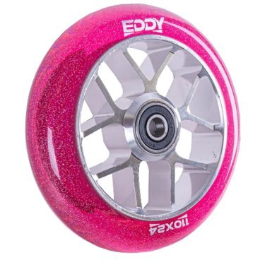 Колесо для самоката Tech Team X-Treme Eddy, 110*24 мм, ABEC 9, розовый, 888955