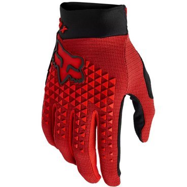 Фото Велоперчатки Fox Defend Glove Red Clay, мужская, красный, 2022, 27376-348-L