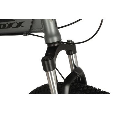 Складной велосипед FOXX 26" ZING F2 серый, алюминий, размер 18", 2021