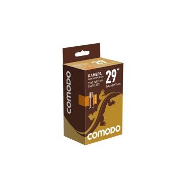 Велокамера COMODO, 29 x 2.125/2.40 (52/62-622), AV 40 мм, бутиловая, TBCM292125AV40BT