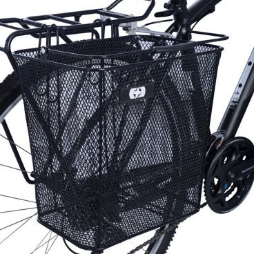 Велокорзина Oxford Wire Rear Pannier Basket, черный, 2023, ВК154