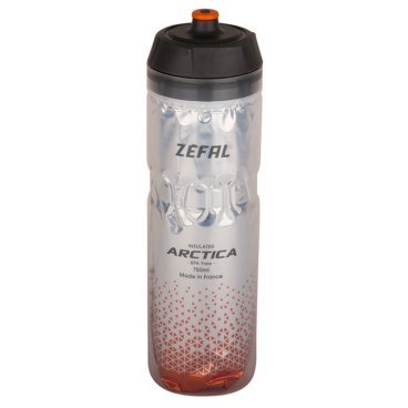 Термофляга велосипедная Zefal Arctica 75 Bottle, пластик, 750 мл, оранжевый/серый, 2023, 1674