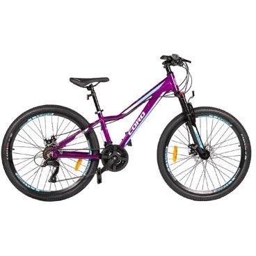 Фото Городской велосипед Maxiscoo "Cord Starlight", Маджента , 26", 21 скорость, фиолетовый, 2023, CRD-STD2601-13