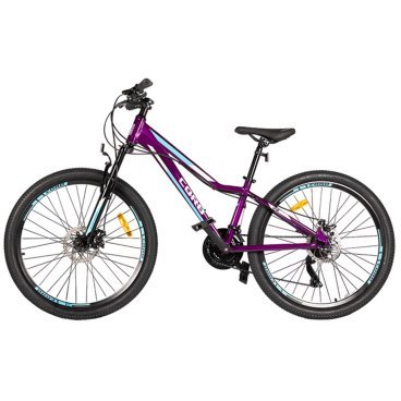 Городской велосипед Maxiscoo "Cord Starlight", Маджента , 26", 21 скорость, фиолетовый, 2023, CRD-STD2601-13