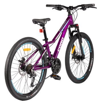 Городской велосипед Maxiscoo "Cord Starlight", Маджента , 26", 21 скорость, фиолетовый, 2023, CRD-STD2601-13