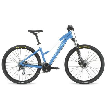 Фото Женский велосипед FORMAT 7714, 27,5" 18 скоростей, синий матовый, 2022, VX23056