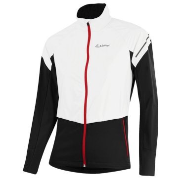 Куртка женская Loeffler WC WS Light white/black, 2022-23, EL25272-101