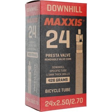 Велокамера Maxxis Downhill, 24x2.50/2.70, FVSEP велониппель, 2020, EIB49959900