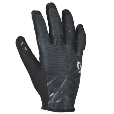 Фото Велоперчатки SCOTT Traction, длинные пальцы, black/light grey, ES289383-1037