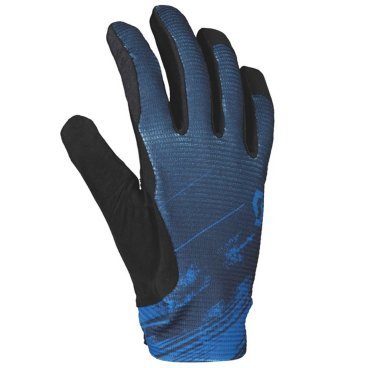 Велоперчатки SCOTT Ridance, длинные пальцы,  midnight blue/storm blue, ES289384-7136