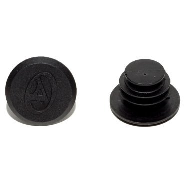 Ручки /заглушки AUTHOR Plug AGR, в торец руля, пластиковые, черные, 8-33553001
