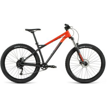 Фото Горный велосипед FORMAT 1314 PLUS, 27.5", 9 скоростей, черный-мат/красный-мат, 2023, VX23255