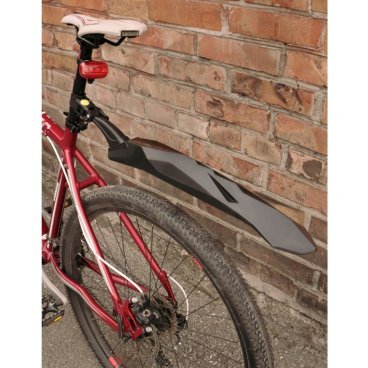 Крылья велосипедные Vinca Sport, комплект, 24-27.5", пластик, черный, HN 59-1 OEM