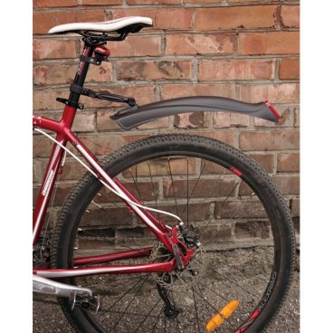 Крылья велосипедные Vinca Sport, комплект, 24-26", пластик, черный, HN 78 OEM