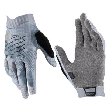 Велоперчатки Leatt MTB 1.0 GripR Glove Titanium, 2023, 6023046251