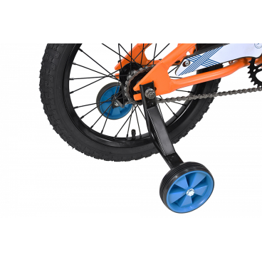 Детский велосипед Stark Tanuki 16 Boy оранжевый/синий/белый, 2023