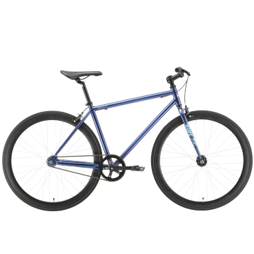 Фото Городской велосипед Stark Terros 700 S, фиолетовый/бирюзовый, 2023, HQ-0010101