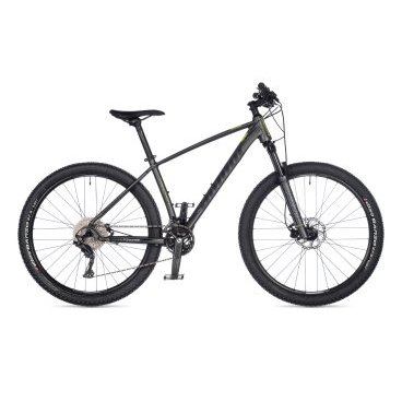 Фото Велосипед горный AUTHOR Traction, серый/черный/салатовый, 2023, 21-2300000136