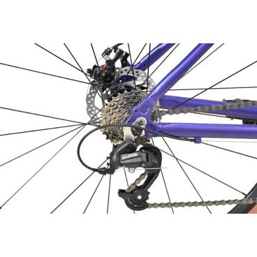 Шоссейный велосипед Stark Gravel 700.1 D фиолетовый/черный, 2023, HQ-0014384