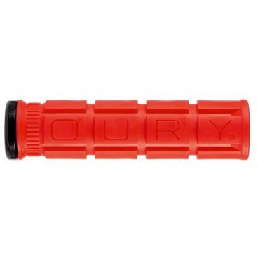 Ручки на руль Lizard Skins Oury V2 Lock-On Candy Red, D:32 мм, L:127 мм, OSLOOG50