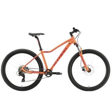Фото Женский горный велосипед Stark Viva 27.2 HD светло-оранжевый/красный, 2023, HQ-0009994