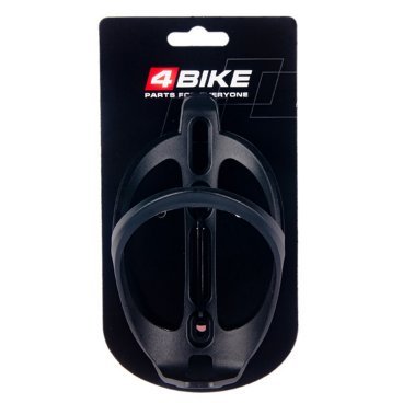 Флягодержатель велосипедный 4BIKE 045, пластик, чёрный, ARV000277