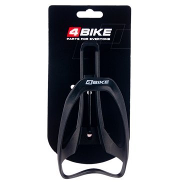 Флягодержатель велосипедный 4BIKE 051, пластик, чёрный, ARV000279