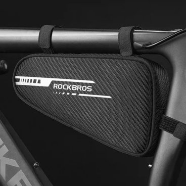 Велосумка ROCKBROS, под раму, 1.2L, 260x150 мм, жесткая конструкция, черный, RB_B75
