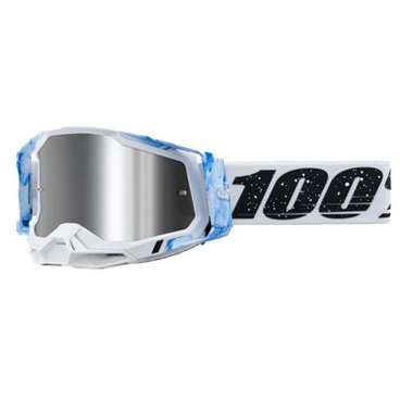 Веломаска 100% Racecraft 2 Goggle Mixos / Mirror Silver Lens, 50010-00020