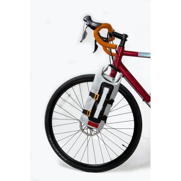 Велосумка VELOHOROSHO, на вилку, Fork Pack, цвет серый, FP01GR
