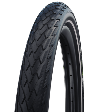 Велопокрышка Schwalbe, GREEN MARATHON Perfomance Line, 27.5x1.65, 67 EPI, 810 гр, цвет черный, 11159400