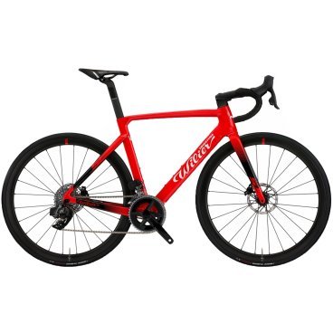 Шоссейный велосипед Wilier Cento 10 SL 105 Disc Miche Reflex, 28", 22 скорости, 2023, E107LDNBLAK/RED