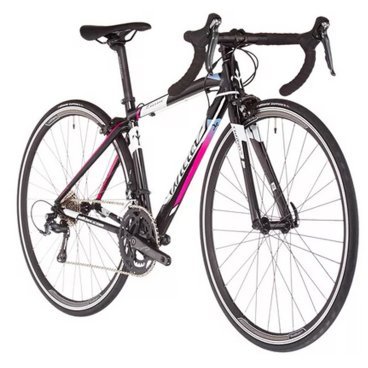 Шоссейный велосипед Wilier LUNA Tiagra, 28", 20 скоростей, черный/белый/розовый, 2023, E125T