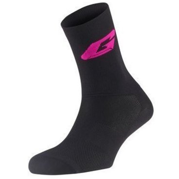 Велоноски Gaerne G.Professional Long Socks, Black/Fuxia, 2023, 4195-011-S/M