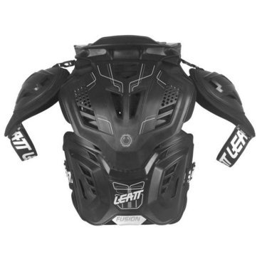 Защита панцирь+ шея Leatt Fusion Vest 3.0, Black, 2024, 1015400101
