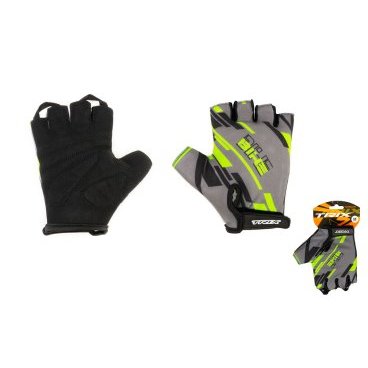 Перчатки мужские TRIX nw, L, короткие пальцы, гелевые вставки, зелено-серые, GL-TX-018212B-L-GRG