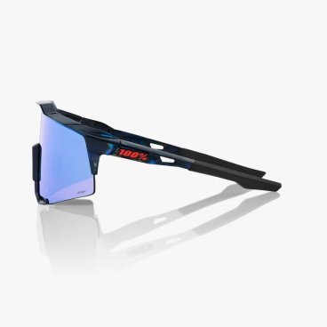 Очки спортивные 100% Speedcraft Black Holographic / Hiper Blue Multilayer Mirror Lens, 60007-00022