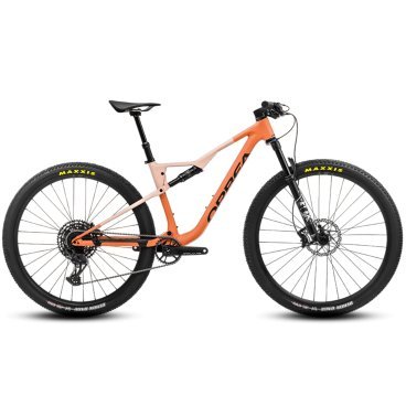 Фото Горный велосипед MTB (двухподвесный) Orbea OIZ H20, 29", оранжевый/бежевый, 2023, N233