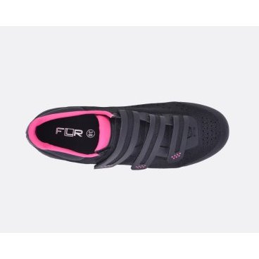 Велотуфли FLR MTB F-55 Knit Black Pink, 2023, FLR58767