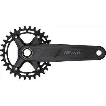 Система Shimano DEORE, FC-M5100-1, 1x11-speed, 30-Zдhne, (175mm), WITHOUT bottom bracket, chainli, A253333