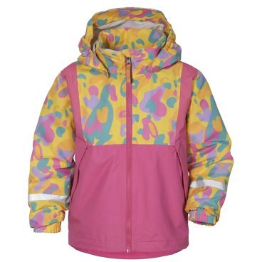 Куртка детская Didriksons BLOCK KIDS JKT 848, розовые пузыри, 504009