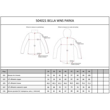 Куртка женская DIDRIKSONS BELLA WNS PARKA 060, черный, 504021