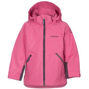 Куртка детская DIDRIKSONS STIGEN KIDS JKT 667, неоновый розовый, 504106
