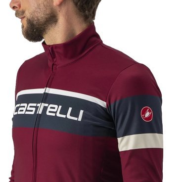 Веломайка Castelli PASSISTA, длинный рукав, бордовый, 4522522