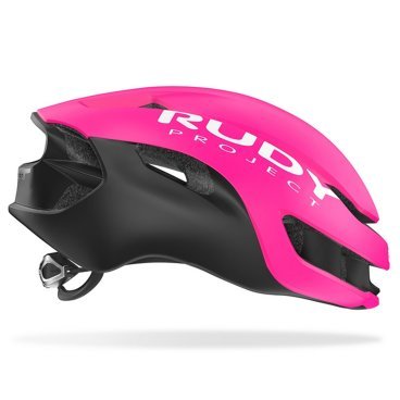 Велошлем шоссейный Rudy Project NYTRON, Pink Fluo - Black, HL770092