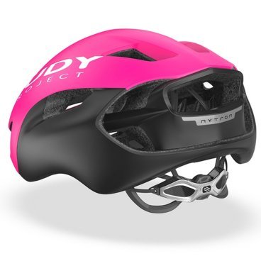 Велошлем шоссейный Rudy Project NYTRON, Pink Fluo - Black, HL770092