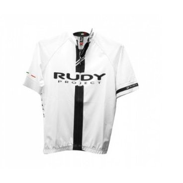 Майка Rudy Project Racemaster Pro,   короткий рукав, черно-белый,  RW10