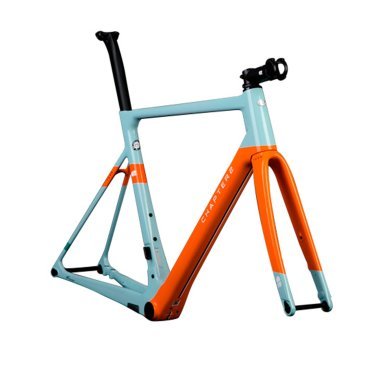 Велосипед шоссейный Chapter 2 TERE Disc Sram Force AXS Cosmic SL32, 28", оранжевый-голубой, 2022, 118072FORCE